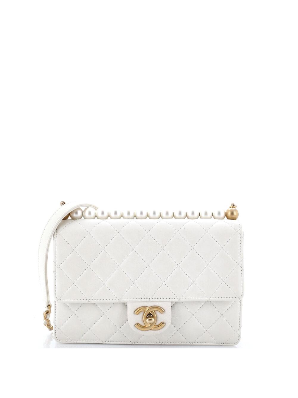 Chanel Chic Pearls Flap Bag Quilted #357183C41B